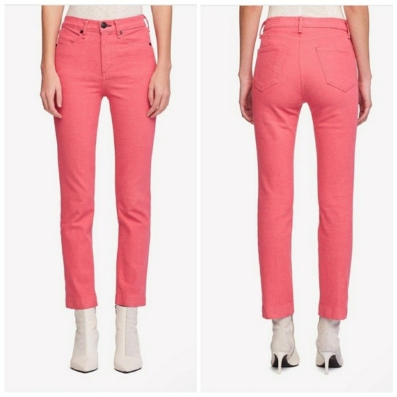 Rag and Bone Ankle Cigarette Skinny in Bill Pink | 26 - Picture 1 of 9